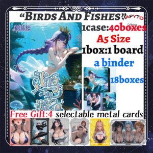2025 Newest Birds and Fishes A5 Waifu Boards Goddess Story Collection Card Swimsuit Bikini Booster Box Habbies Gift