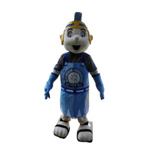 blue knight mascot spartan costume trojan cosplay cartoon character fancy dress anime theme carnival costume1351