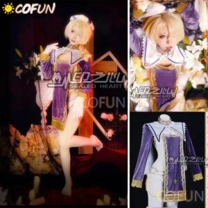 COFUN Anime FGO D Arc Alter Cosplay Costume Halloween Uniform Joan of Arc Christmas New Year Women Sexy Party Dress Carnival Out