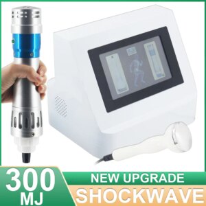 300MJ Shockwave Therapy Machine Effectively For Treat Patellar Tendinitis ED Treatment Pain Relief Muscle Massage 2in 1