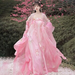 New Summer Women’s Han Chinese Clothing Chest-High Dress Traditional Daily Spring and