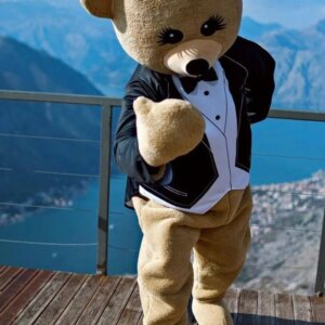 Bear Halloween Mascot Costume Animal Mascot Costume