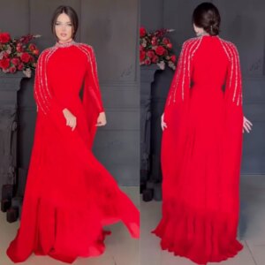 Customized Jersey Sequined Birthday A-line High Collar Bespoke Occasion Gown Long Dresses