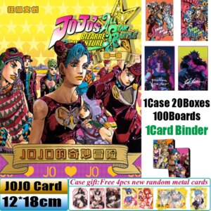 JoJo’s Bizarre Adventure Collect Acrylic Colored Paper JOJO Cards Anime Kujo Jotaro Kakyoin Noriaki Quality Trading Game Cards