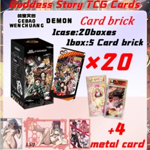 2025 New GEBAO Wen Chuang Demon slayer Card Brick Collectible Cards TCG CCG Cards Japanese Anime Trading Mitsuri Hobbies Gift