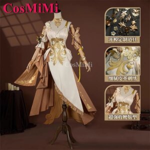 CosMiMi Game Honkai: Star Rail Aglaea Cosplay Costume Sweet Nifty Formal Dress Uniforms Carnival Party Role Play Clothing S-XXL