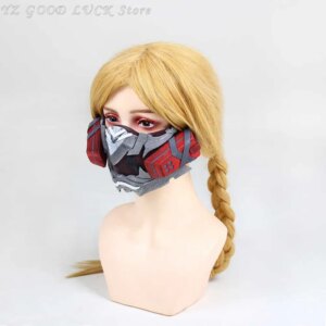 Anime Mia Karnstein’s Mask Game Cospaly Mia Karnstein Cosplay Masks Accessories For Women Men Hallowen Roleplay Suit Props