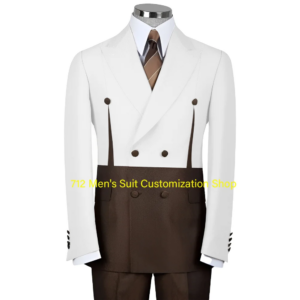 Joker Men’s Suit 2 Piece Set Fashion Design Wedding Tuxedo Groom Double Breasted Blazer Customized Jacket Pants