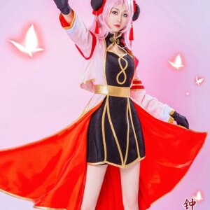Anime Lovelive Nijigasaki cos ZhongLanzhu Cosplay Eutopia cheongsam women stage uniform Costume A