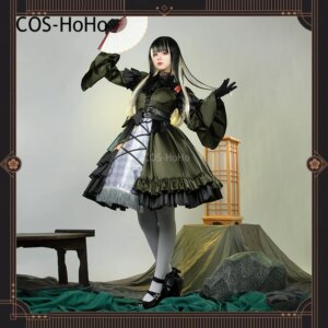 COS-HoHo Vtuber Hololive Juufuutei Raden New Clothes Game Suit Gorgeous Dress Uniform Cosplay Costume Halloween Party Outfit