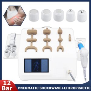Pneumatic Shockwave Therapeutic Apparatus 12Bar For ED Therapy Relief Body Pain Massage Relaxation 2025 Newest 2 In 1 Massager