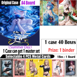New A4 Size Goddess Board ” Summer Day ” Hobby Waifu Collection Card Hobby Genshin CCG Card Doujin Toys Board Gifts