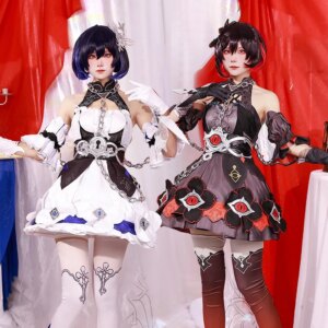 Seele Vollerei Cosplay Costume Honkai Impact 3 Carnival Uniform Wig Anime Halloween Costumes Women Game