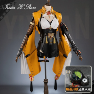 Irelia H Zenless Zone Zeroe Yixuan Cosplay Costume Game Yixuan PU Jumpsuit Coat Halloween Costumes Female