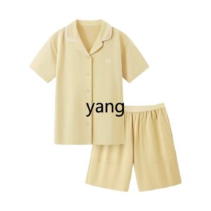 LMM loungewear suit women’s spring and summer men’s pure cotton pajamas