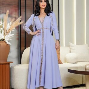 Customized Sparkle Jersey Sequined Pleat A-line V-neck Midi Dresses Celebrity Dresses Modern Style Exquisite Fashion Simple Matc