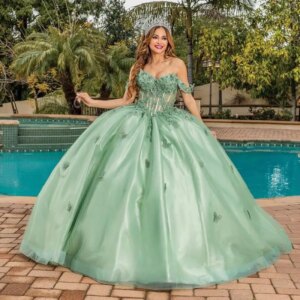 Princess Ball Gowns for Girls Off Shoulder Lace Up Sweetheart Appliques Draped Vestidos De 15 Quinceañera Drop Shipping