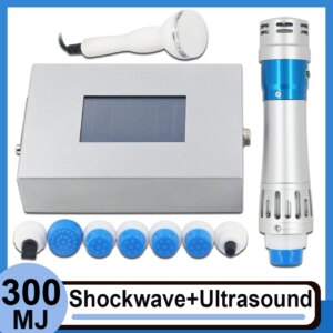 Professional Shockwave Therapy Machine ED Treatment Pain Relief 2in 1 Shock Wave Body Relaxation Massage Ultrasound Equipment