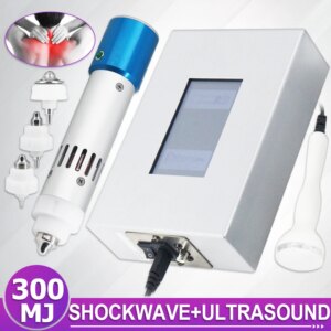 300MJ Shockwave Therapy Machine 2 IN 1 Relaxation Shock Wave Equipment ED Treatment Body Pain Relief Ultrasound Massage Machine