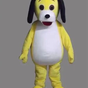 New Adult Cute Deluxe Cute Dog Party Mascot Costume Christmas Fancy Dress Halloween Mascot Costume Free Ship