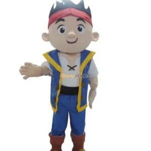 New Adult Hot Sale Foam Cute Doll Jake Boy Cartoon Mascot Costume Plush Christmas Fancy Dress Halloween Mascot Costume