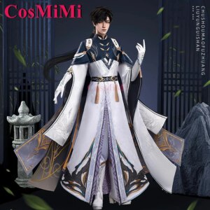 CosMiMi Game Love And Deepspace Zayne Cosplay Costume Fashion Gentlemanly Uniforms Men Carnival Party Role Play Clothing S-XL