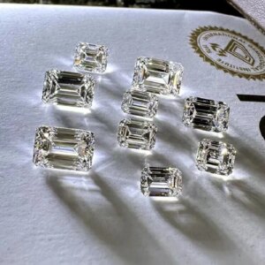 Ruif 1-5ct Emerald Cut Lab Grown Diamond With IGI Certificate HPHT CVD Diamonds Loose Stone for Fine Jewelry Making