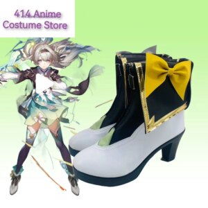 Game Honkai Star Rail Firefly Cosplay Shoes Boot For Halloween Carnival Role Play Anime Halloween Costume Accessories Prop Shoes