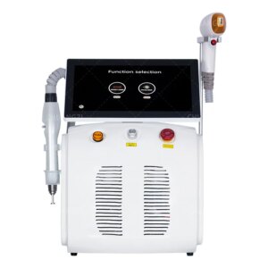 808nm Diode Laser Hair Removal Machine 2in1 Tattoo removal Machine speckle pigment Removal with Nd yag 3 Wavelength Epilator