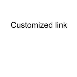 this is a customized payment link