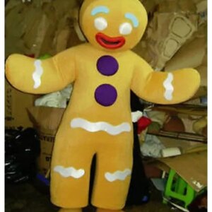 MASCOT Gingerbread Man mascot costume custom fancy costume anime cosplay kits mascotte fancy dress carnival costume 251