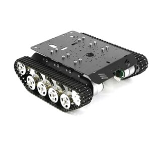 8Kg Load Shock Absorb Tracked Robot Car Chassis Vehicle for Arduino Programmable Robot Kit RC Tank with 12V Metal Encoder Motor