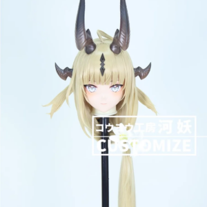 C-58-51 Customize Full Head Resin Cartoon Cosplay Japanese Character Anime Role Play Crossdress Kigurumi Mask With Back Shell
