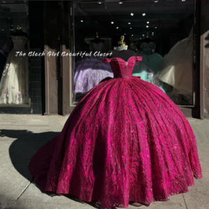 Deep Red Luxury Rhinestone Party Dress 2024 Sheath Card Shoulder Sequins Beaded Embellished Gowns Elegant 15 Quinceanera Dresses