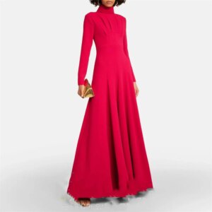 Amelia Elegant Party dresses Women A-Line O Neck Evening Prom Dresses for Special Occasions Long Formal Gowns For Dubai 2024