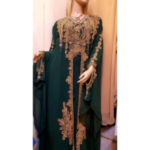 New Year Special Two Pisces Dress Inner Jacket Moroccan Dubai Kaftan Abaya