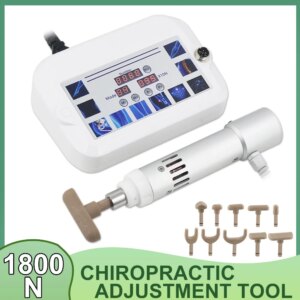 Professional Chiropractic Adjustment Massager Spinal Massage Relaxation Health Care 1800N Electric Chiropractic Correction Gun