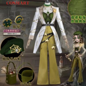 COSMART Identity V Demi Bourbon Bartender Cosplay Costume Cos Game Anime Party Uniform Hallowen Play Role Clothes Clothing