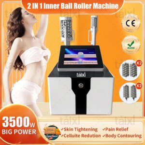 TAIXL Body Sculpting Inner Ball Roller Machine Facial Body Roller Slimming Machine Improve Skin Cellulite Hi-emt