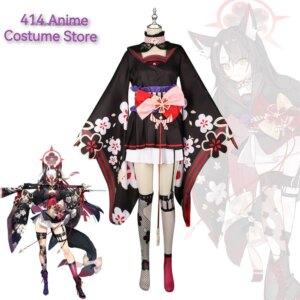 Game Blue Archive Wakamo Cosplay Costume Set