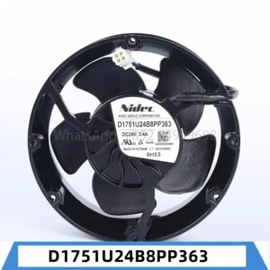 Original for NIDEC frequency converter fan D1751U24B8PP363 DC24V 3.4A 17cm 172*150*51mm ABB ACS880 circular 4-wire cooling fan