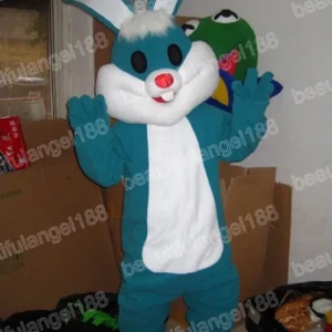 New Adult Hot Sale Foam Lovely Rabbit Doll Fancy Cartoon Mascot Costume Plush Christmas Fancy Dress Halloween Mascot Costume
