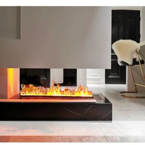 5 Years Warranty 3d Water Vapor Electric Steam Fireplace Led Fire Panelartificial