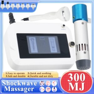 Shockwave Ultrasonic Therapy Machine 300MJ For ED Treatment Physiotherapy Shock Wave Massager Relieve Waist Pain Body Relaxation