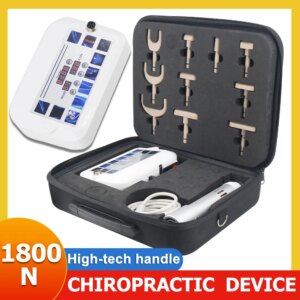 1800N Chiropractic Adjusting Tool Electric Activation Therapy Spine Correction Massage Gun Spinal Adjustment Portable