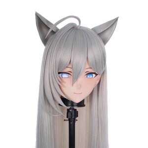 Handmade Customize Full headband lock Resin Doll Cartoon Character BJD Mask Cosplay Kigurumi Mask Japanese Anime Kigurumi Masks