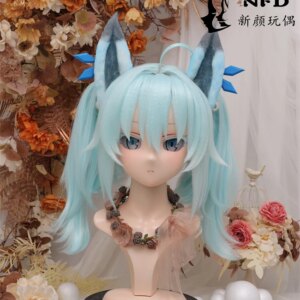 (NFD-47-49)Customize Full Head With Lock Crossdress Doll Female/Girl Japanese Anime Cartoon Character Kig Cosplay Kigurumi Mask
