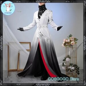 COSGOGO [Customized] Vtuber Seraph Dazzlegarden Angel Cosplay Costume Cos Game Clothing Anime Party Uniform Hallowen Play Role C