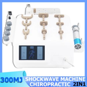 300MJ Shockwave Therapy Machine For ED Treatment And Pain Relief Muscle Relax 2in1 Shock Wave Equipment Body Massage
