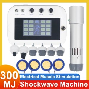 Professional 300MJ Shockwave Therapy Machine For ED Treatment Shock Wave Body Pain Relife Physiotherapy Electrical Muscle Stimu